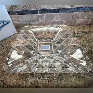 Mikasa Celebrations Crystal Square Dish